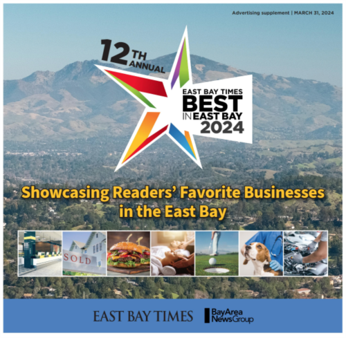 Best In East Bay by the East Bay Times!
