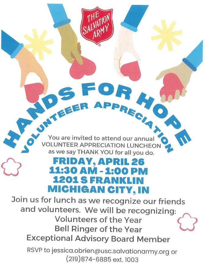 The Salvation Army: Hands for Hope Luncheon