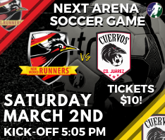 New Mexico Runners vs CJ Cuervos Arena Soccer