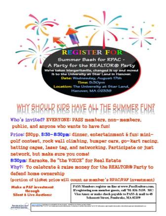 Summer Bash for RPAC