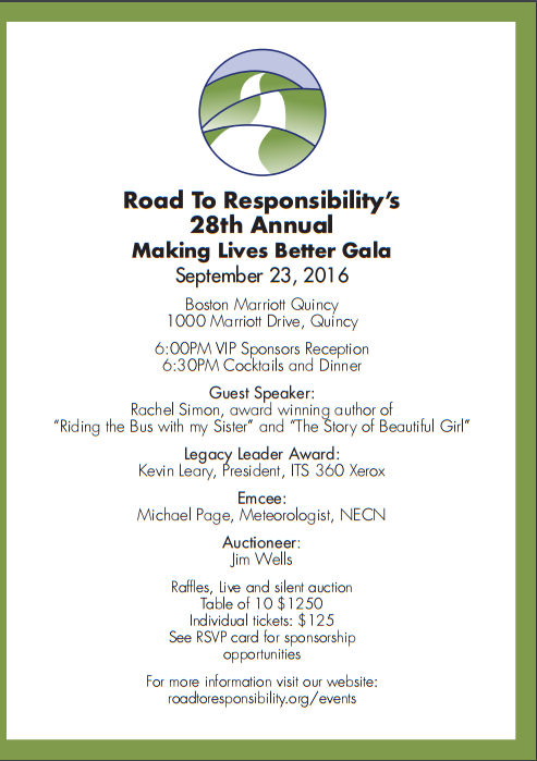 Road To Responsibility's  Annual Making Lives Better Gala