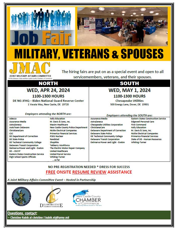 JMAC Job Fair - Military, Veterans, & Spouses