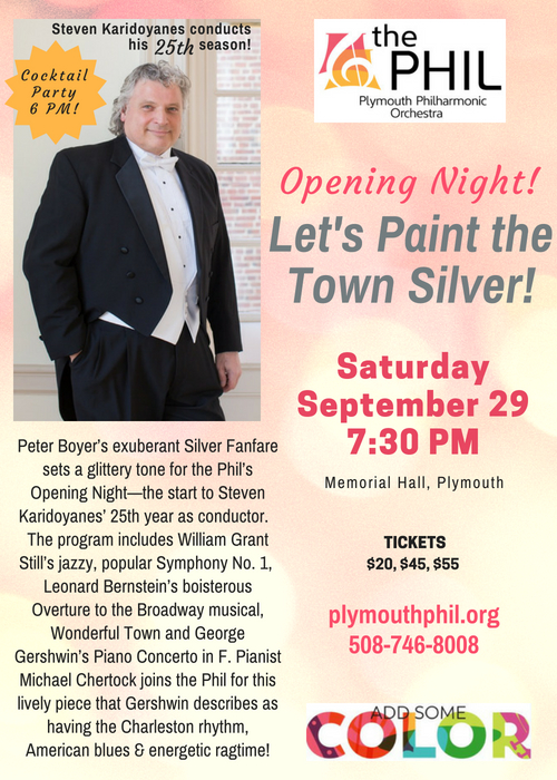 Plymouth Philharmonic Concert:  Let's Paint the Town Silver