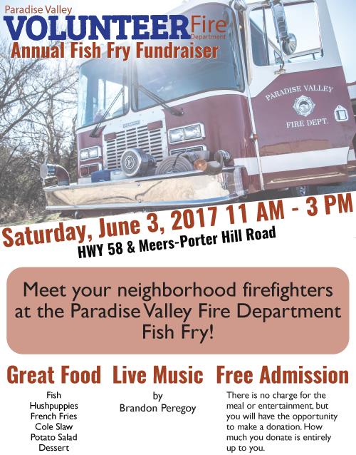 Paradise Valley Fire Department Fish Fry Fundraiser