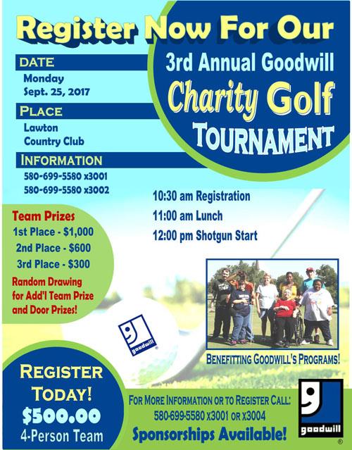 Goodwill's 3rd Annual Charity Golf Tournament
