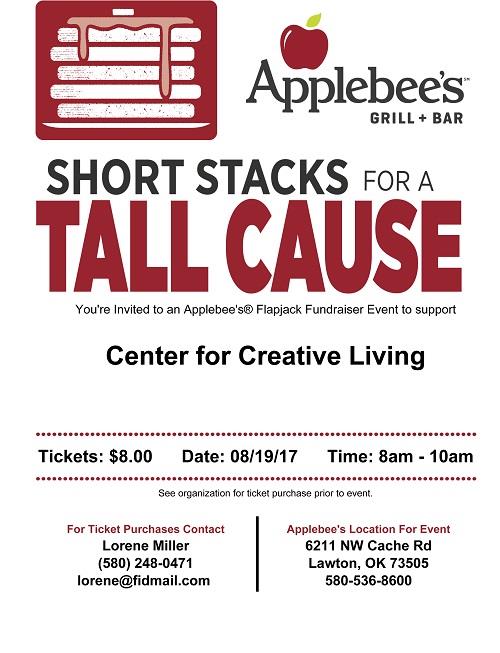 Senior Center for Creative Living Applebee's Short Stack