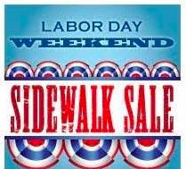 Labor Day Sidewalk Sale