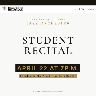 WC Jazz Orchestra Student Recital