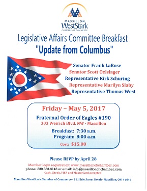 Legislative Affairs Breakfast - "Update from Columbus"