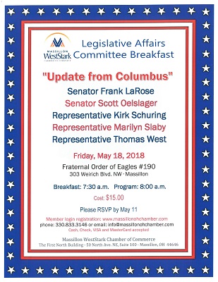 Legislative Affairs Breakfast - "Update from Columbus"