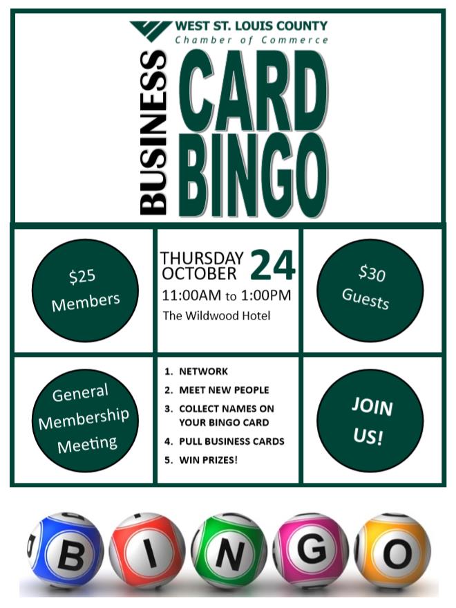 General Membership Meeting - Business Card Bingo
