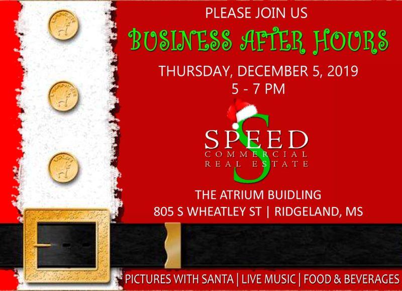 BUSINESS AFTER HOURS - Speed Comm. R/E