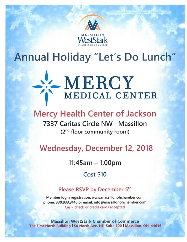 Holiday Let's Do Lunch Mercy Medical Center
