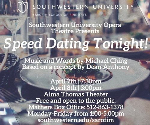 Speed Dating Tonight!