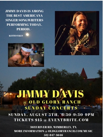 Old Glory Ranch Sunday Concerts with Jimmy Davis