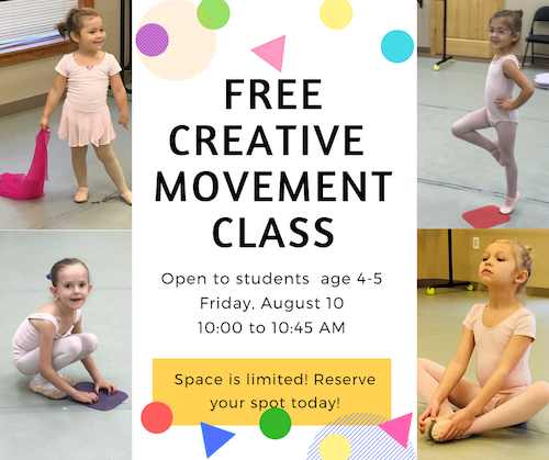 Free Creative Movement Dance Class