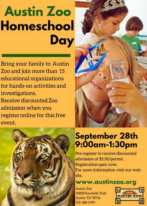 Austin Zoo's Homeschool Day