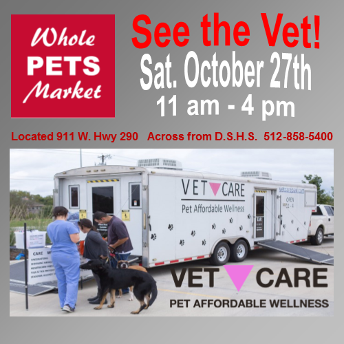 Vet Care Clinic at Whole Pets Market