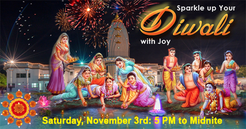 Diwali Celebration at Radha Madhav Dham