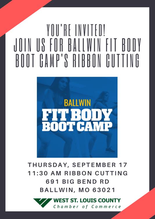 Ribbon Cutting - Ballwin Fit Body Boot Camp