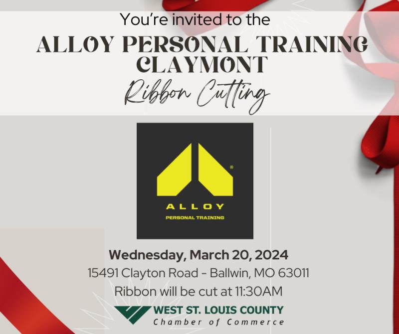 Ribbon Cutting - Alloy Personal Training Claymont