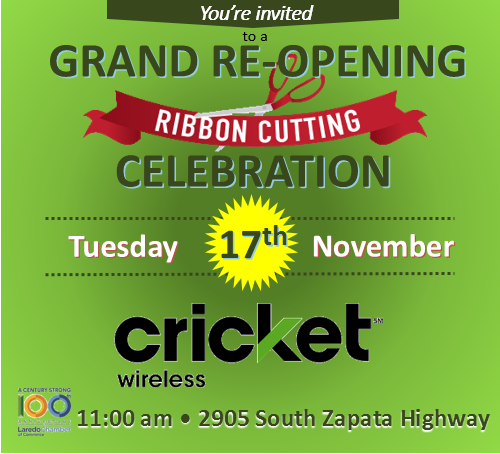 Grand Re-Opening Celebration for Cricket Wireless