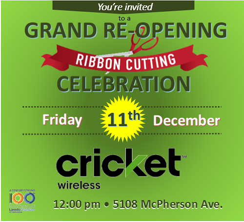 Cricket Wireless-McPherson Grand Re-Opening Ceremony