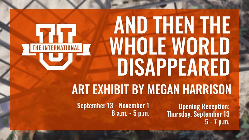 AND THE WORLD DISAPPEARED: Exhibit by Megan Harrison