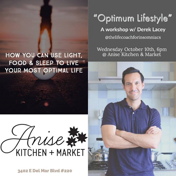 Optimum Lifestyle Workshop with Derek Lacey
