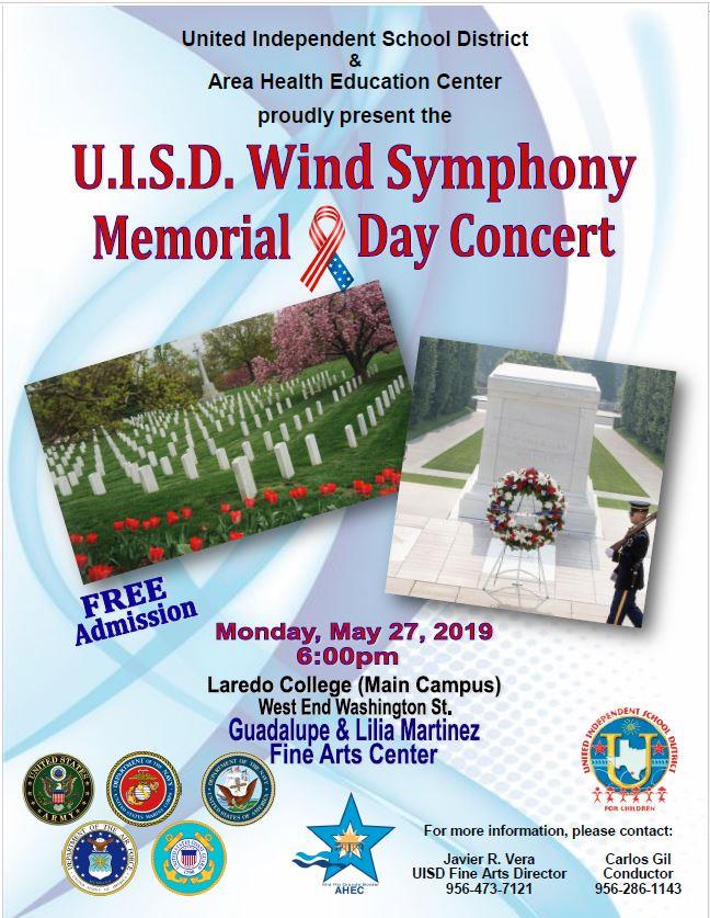 U.I.S.D Wind Symphony Mermorial Day Concert