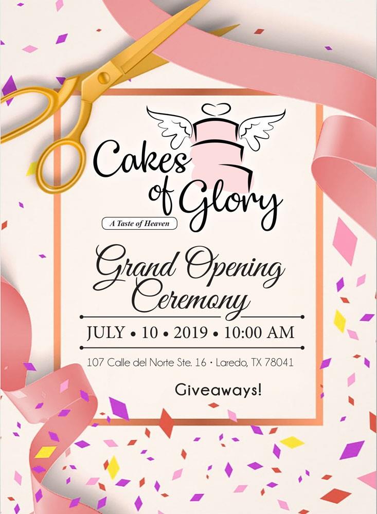 Cakes of Glory Grand Opening!