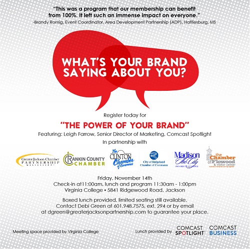 LUNCH & LEARN-The Power of Your Brand