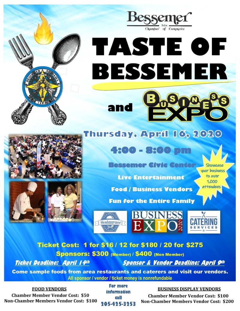 6th Annual Taste of Bessemer and Business Expo