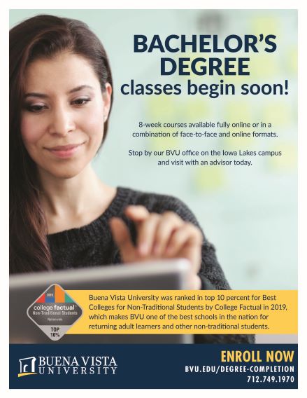 BACHELOR’S DEGREE classes begin July 1st!
