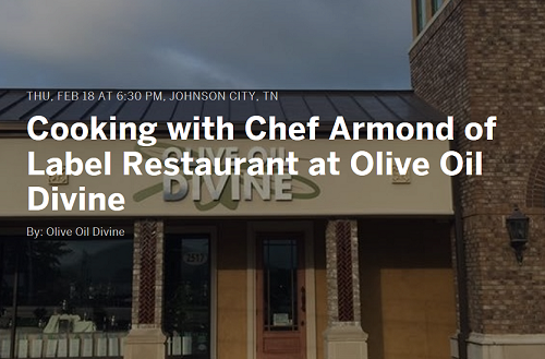 Cooking with Chef Armond at Olive Oil Divine!
