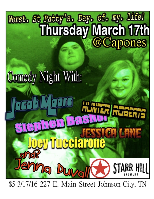 Stand Up Comedy! St Patricks Day at Capone's