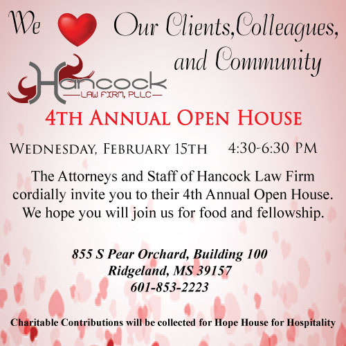 Hancock Law Firm 4th Annual Open House