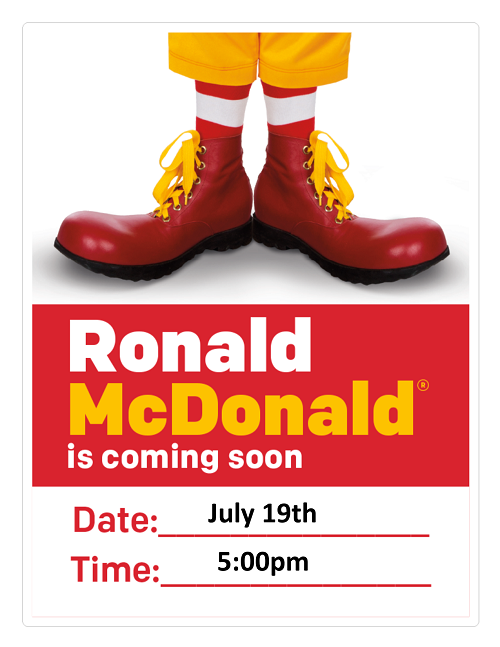 Ronald McDonald Magic Show