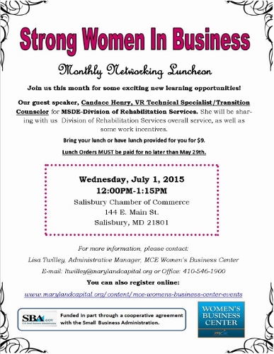 Strong Women in Business Networking Luncheon