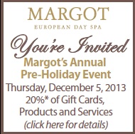 Margot's Annual Pre-Holiday Event