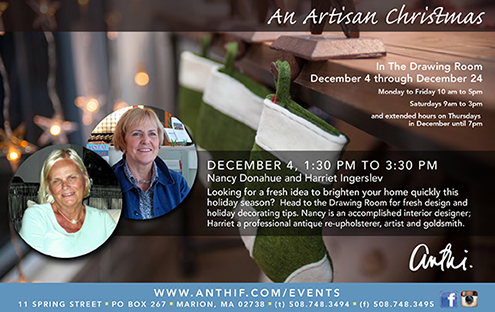 An Artisan Christmas in the Drawing Room with Nancy Donahue
