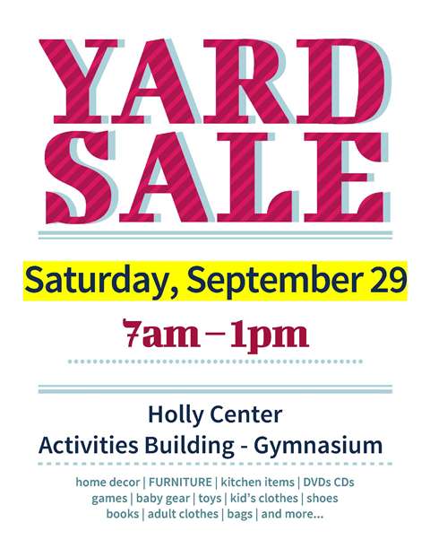 Holly Center Yard-Sale