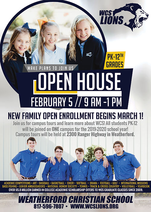 Weatherford Christian School Open House