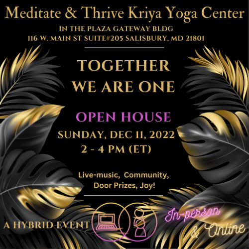 Meditate & Thrive Open House