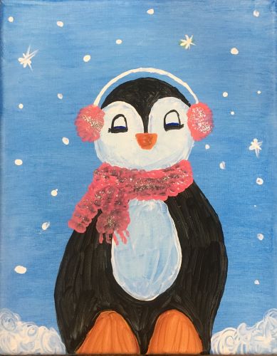 December's Paint Party at sweetFrog Salisbury