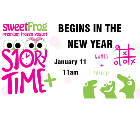Story Time Plus at sweetFrog Salisbury