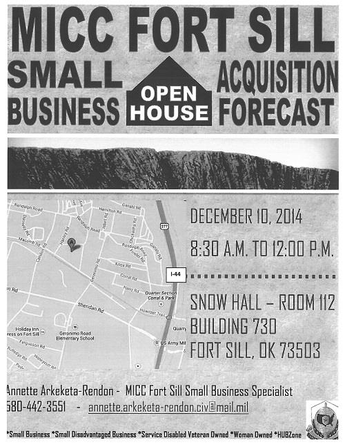 MICC Fort Sill Small Business Acquisition Forecast