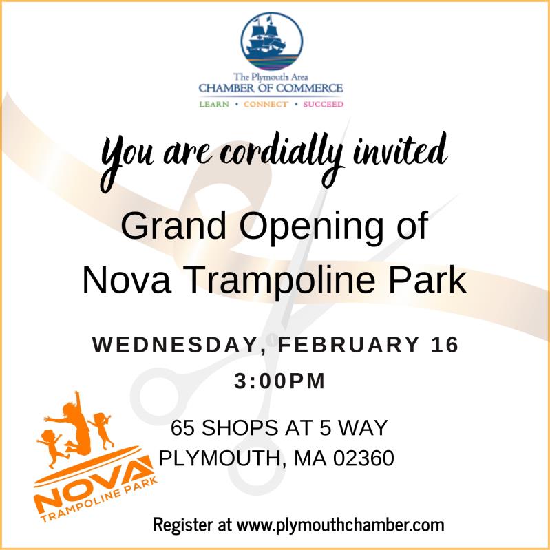 Grand Opening Ribbon Cutting Nova Trampoline Park