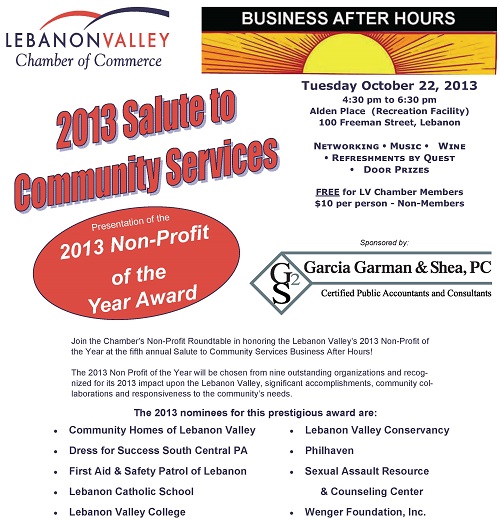 Business After Hours Salute to Community Services