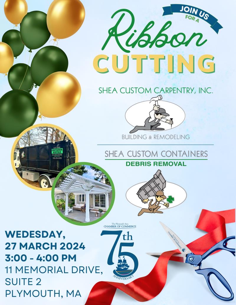 Ribbon Cutting - Shea Custom Carpentry/Containers